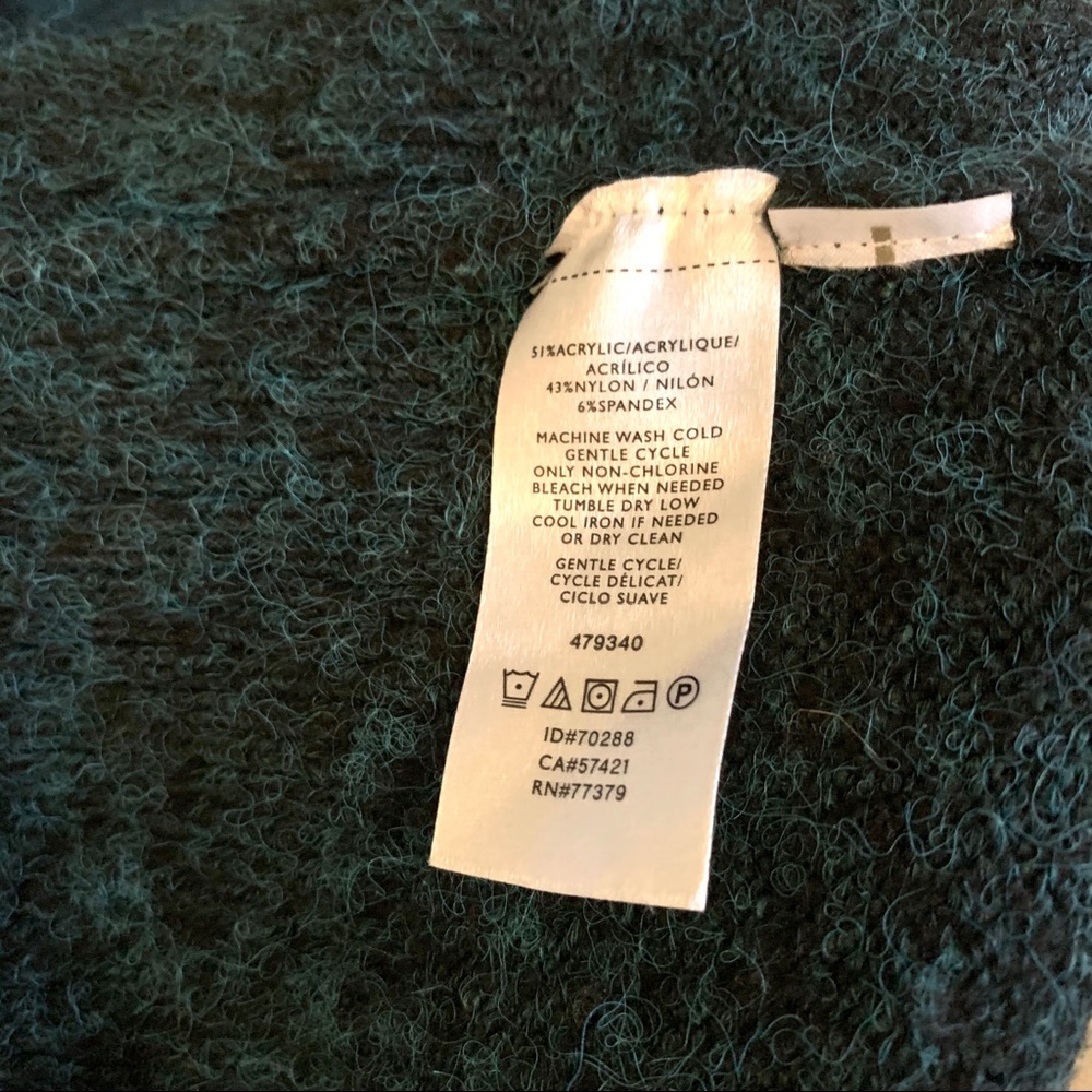 Ann Taylor Boyfriend Cardigan Batik Blue Size XS - Picture 6 of 6